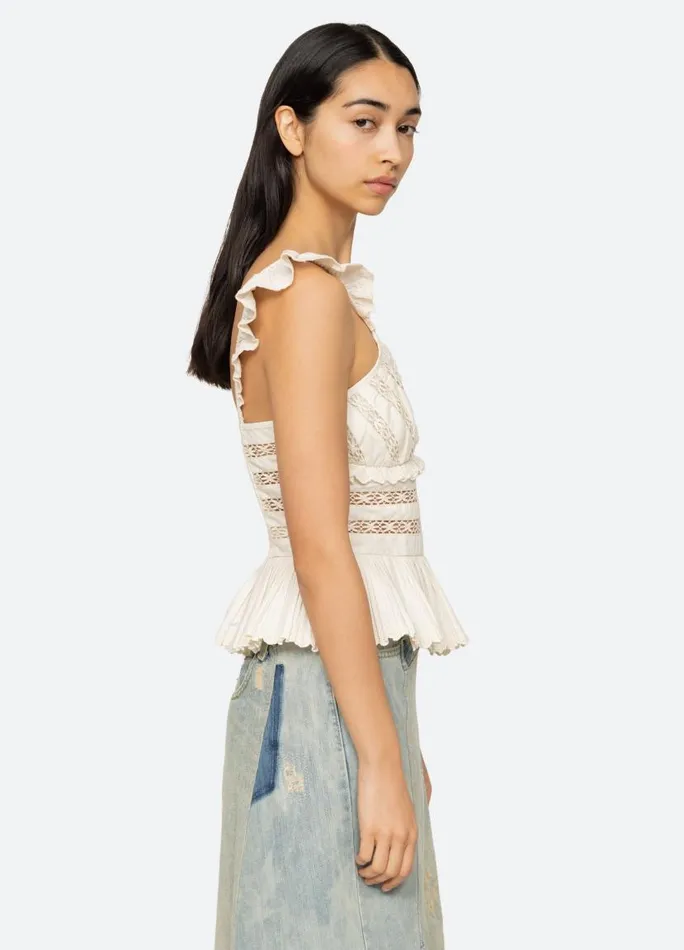 Sea New York Tops Women Antonina Tank Cream Sea New York Tops Women Antonina Tank Cream