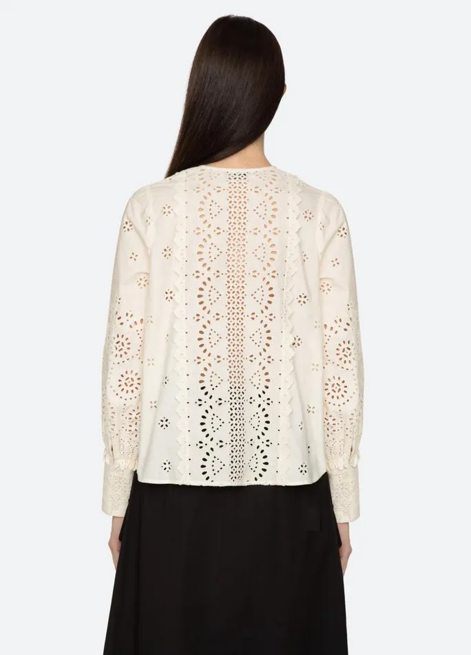 Sea New York Tops Women Lainey LS Top Cream