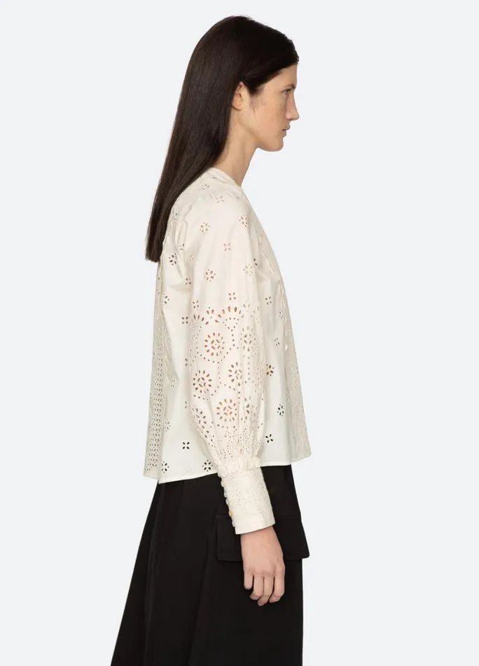 Sea New York Tops Women Lainey LS Top Cream