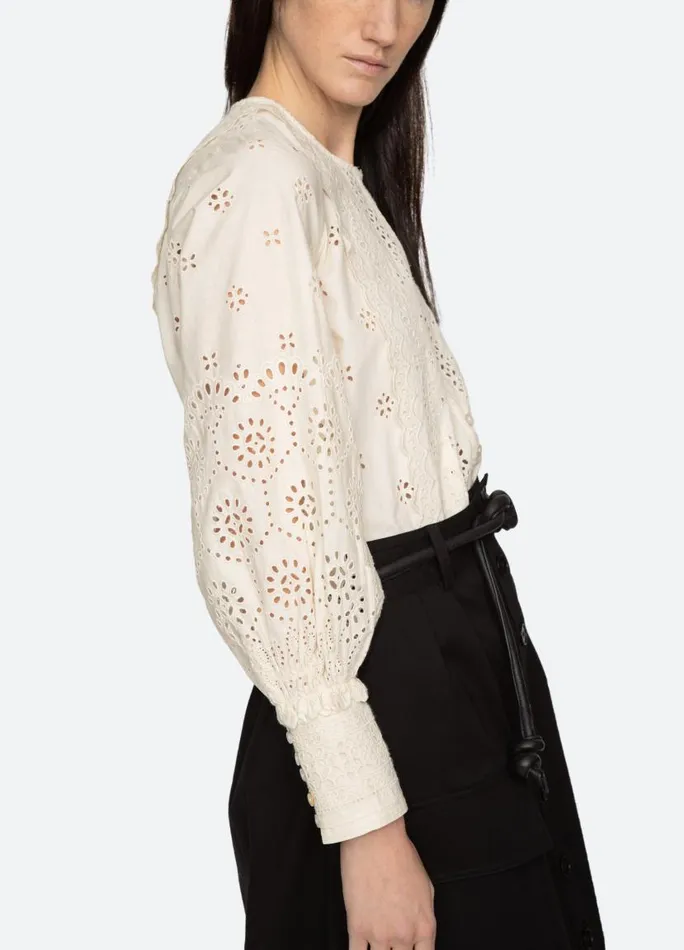 Sea New York Tops Women Lainey LS Top Cream