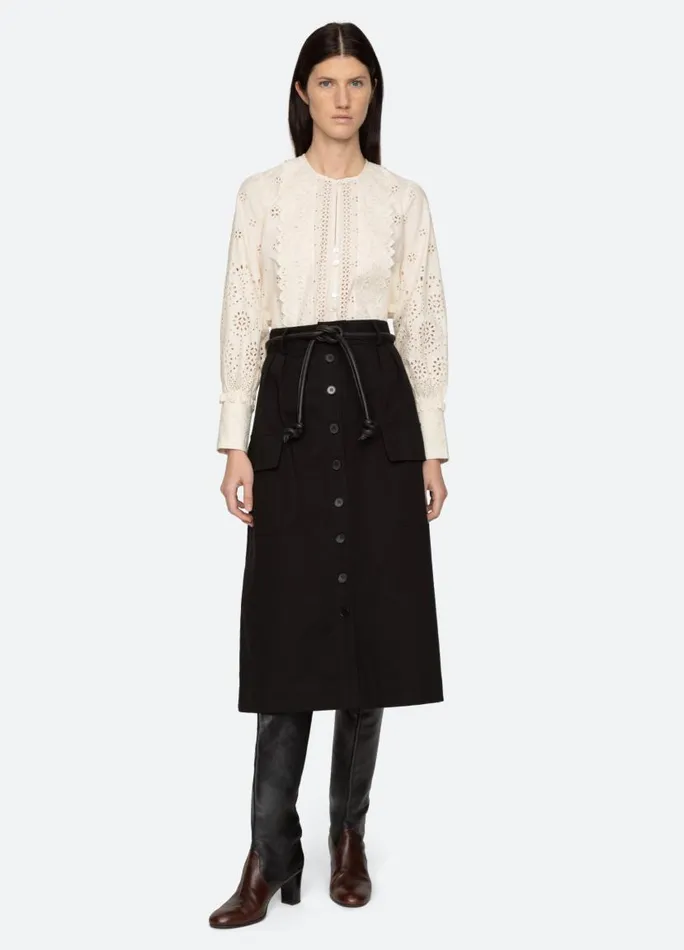 Sea New York Tops Women Lainey LS Top Cream