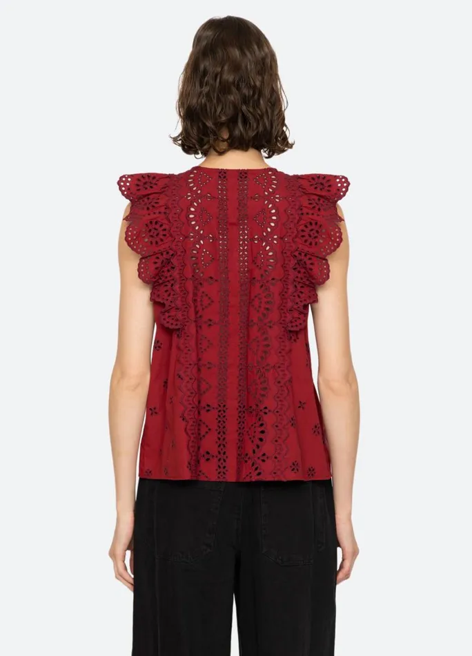 Sea New York Tops Women Lainey Tank Red Sea New York Tops Women Lainey Tank Red