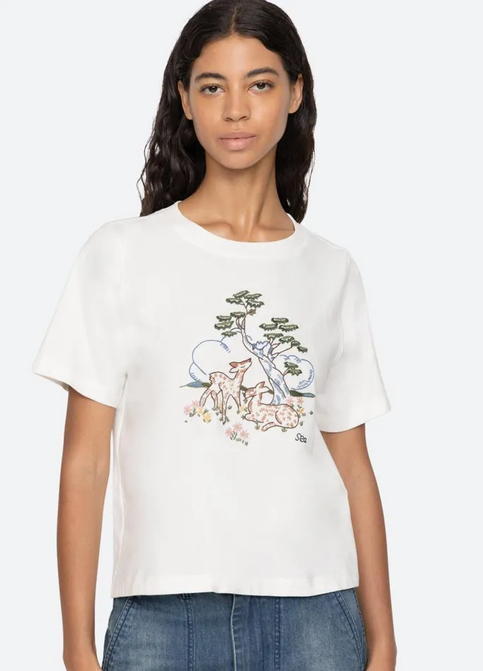 Sea New York Tops Women Martha TShirt White Sea New York Tops Women Martha TShirt White