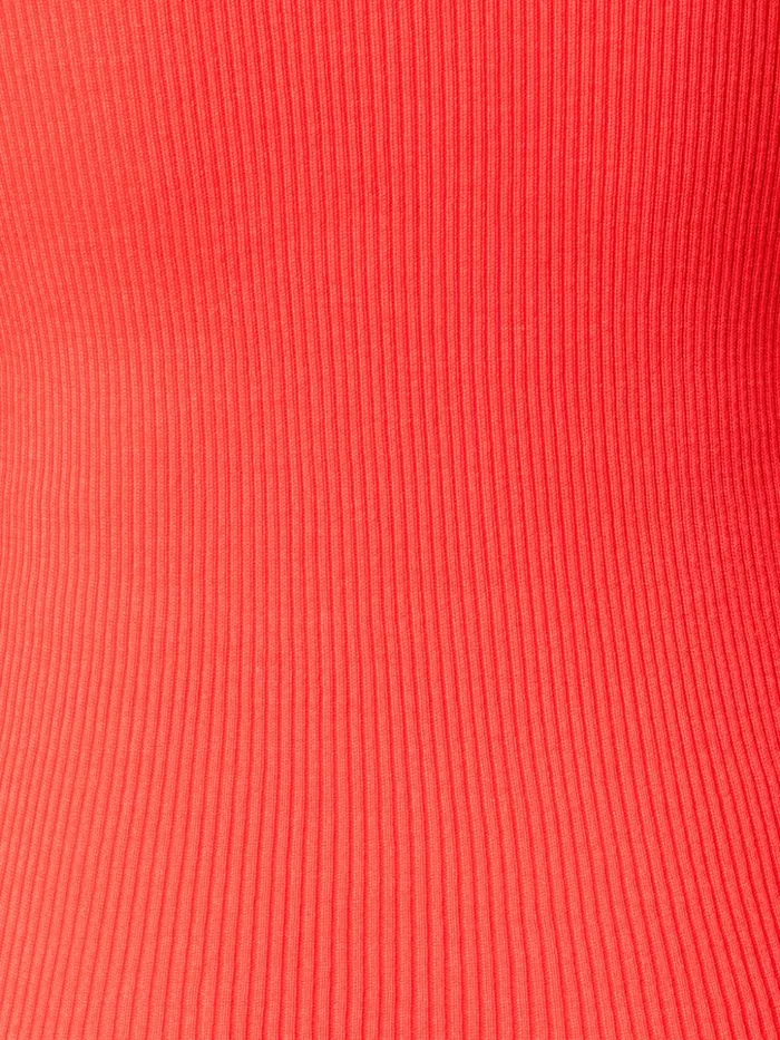 Seamless Silk Cotton Rib Knit Sweater Poppy Women Akris Knitwear