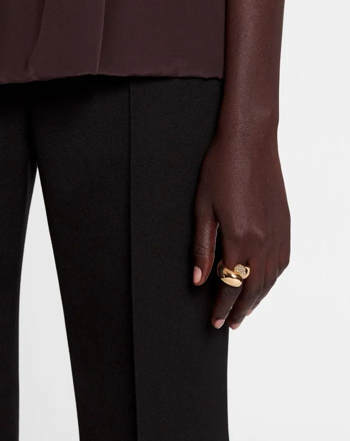 Sequence By Lanvin Rhinestone Ring Goldcrystal Women Lanvin Jewelry