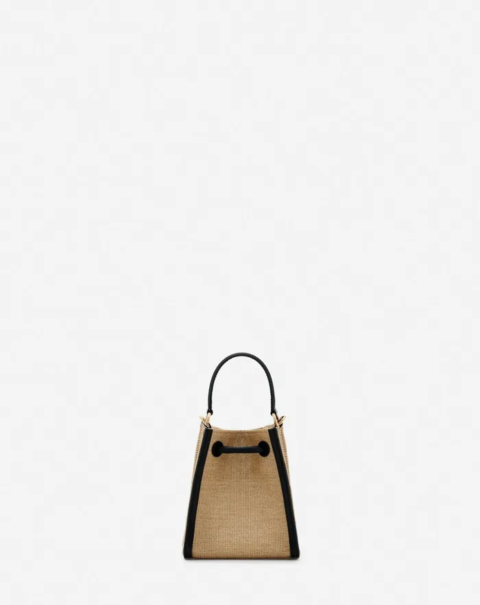 Sequence Hobo Nano Raffia Bag Naturalblack Women Lanvin Mini Bags and Clutches Sequence Hobo Nano Raffia Bag Naturalblack Women Lanvin Mini Bags and Clutches