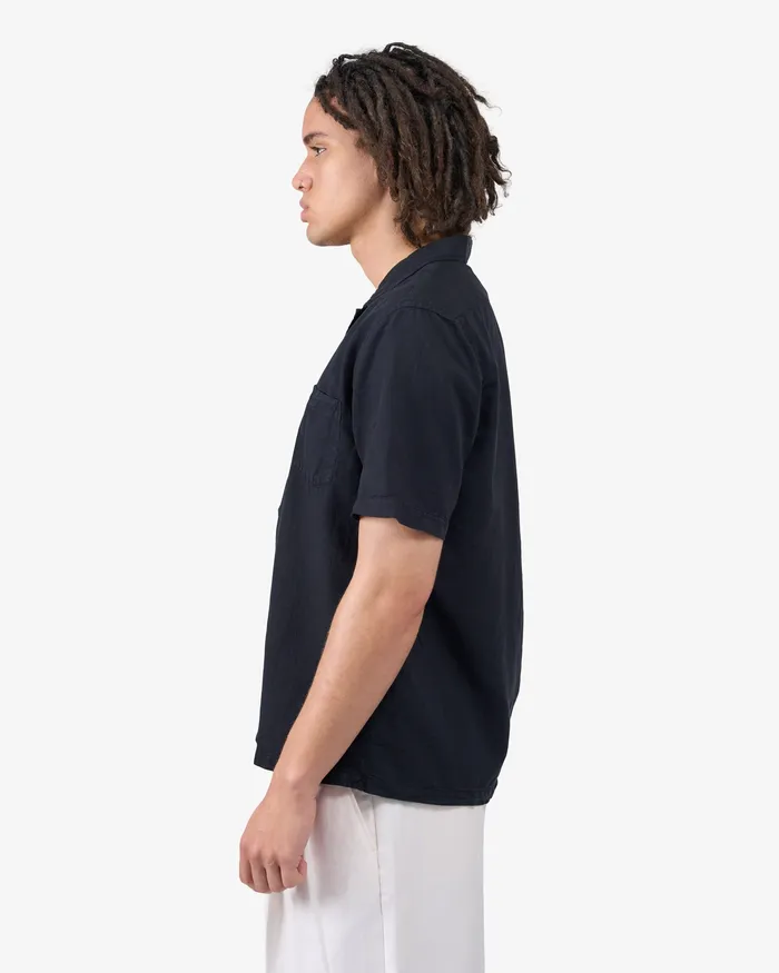 Shirts Linen Short Sleeved Shirt 8211 Cedar Brown 8211 Colorfulstandard Men
