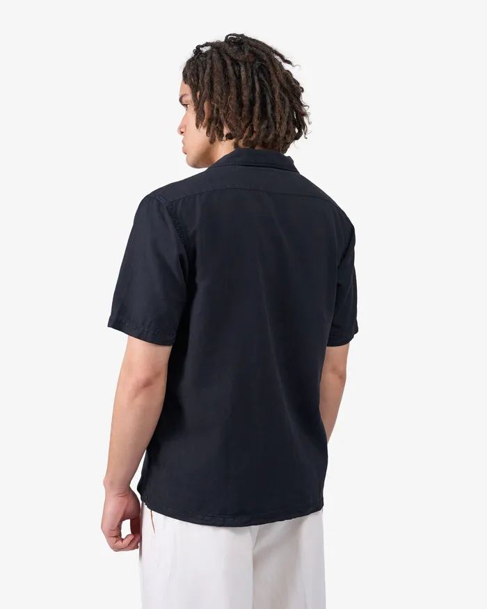 Shirts Linen Short Sleeved Shirt 8211 Cedar Brown 8211 Colorfulstandard Men