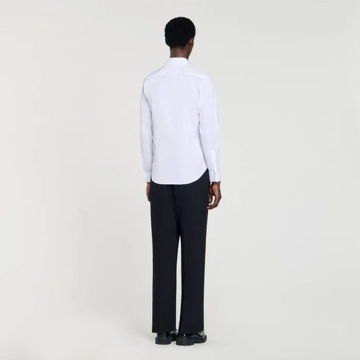 Shirts Men SANDRO Cotton Shirt White