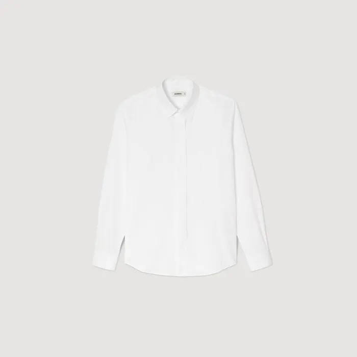 Shirts Men SANDRO Cotton Shirt White