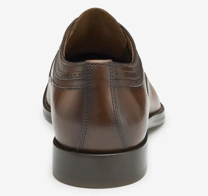 Shoes Men Danridge Cap Toe Tan Full Grain Johnston and Murphy