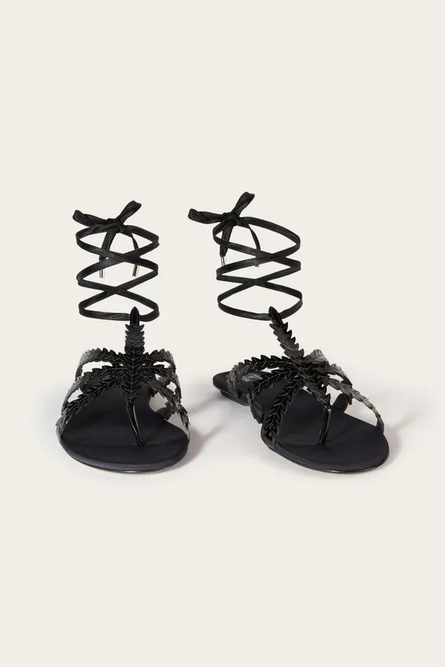 Shoes Women PUCCI FeatherEmbellished Sandals