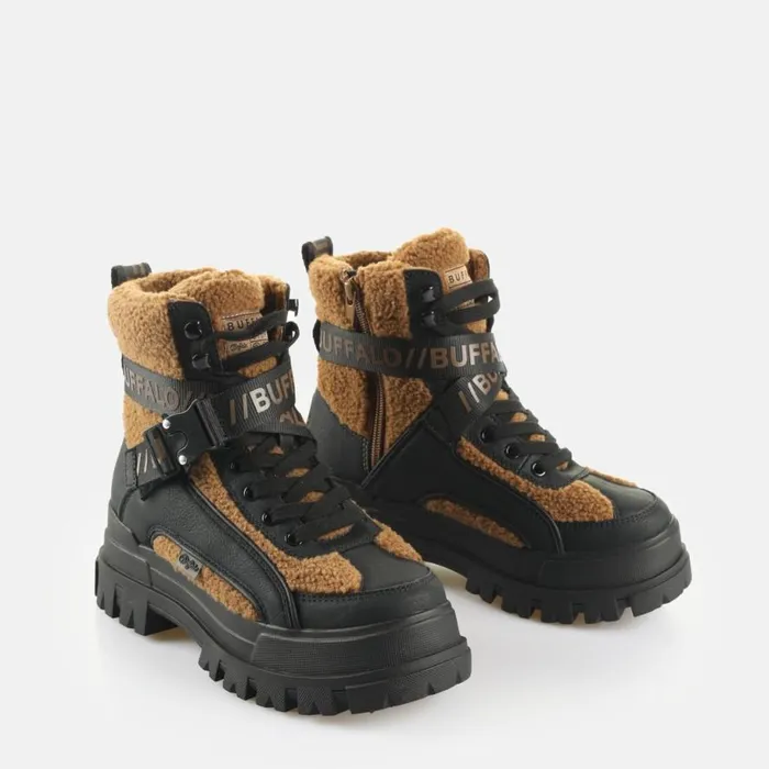 Shop Boots and AnkleBoots BUFFALO Aspha Com1 Warm Brown