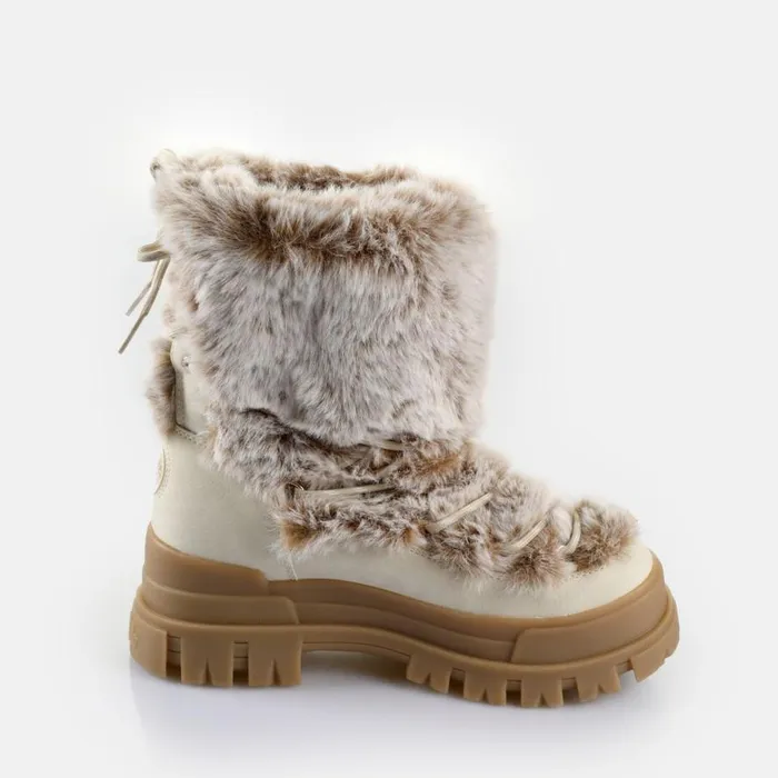Shop Boots and AnkleBoots BUFFALO Aspha Moon Warm Beige