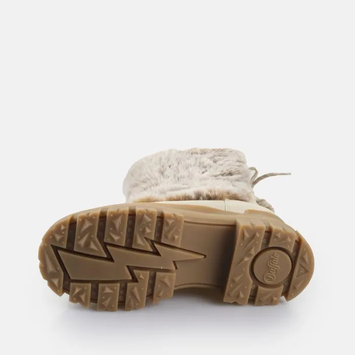 Shop Boots and AnkleBoots BUFFALO Aspha Moon Warm Beige
