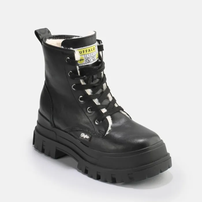 Shop Boots and AnkleBoots BUFFALO Aspha RLD Black