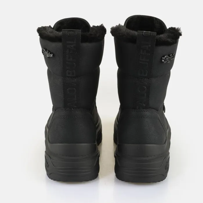 Shop Boots and AnkleBoots BUFFALO Vectra Lace Up Hi Warm Black