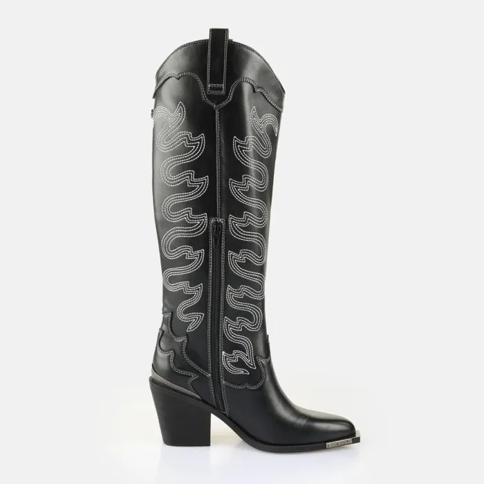 Shop Boots and AnkleBoots BUFFALO West Boot Hi Blackwhite