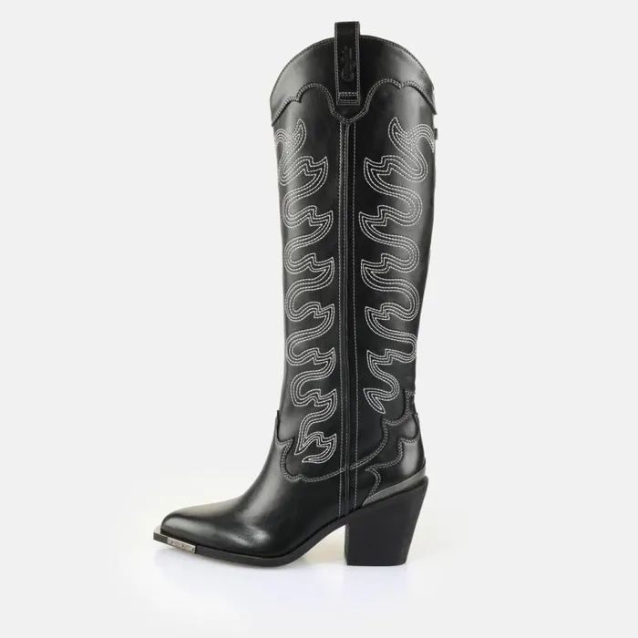 Shop Boots and AnkleBoots BUFFALO West Boot Hi Blackwhite