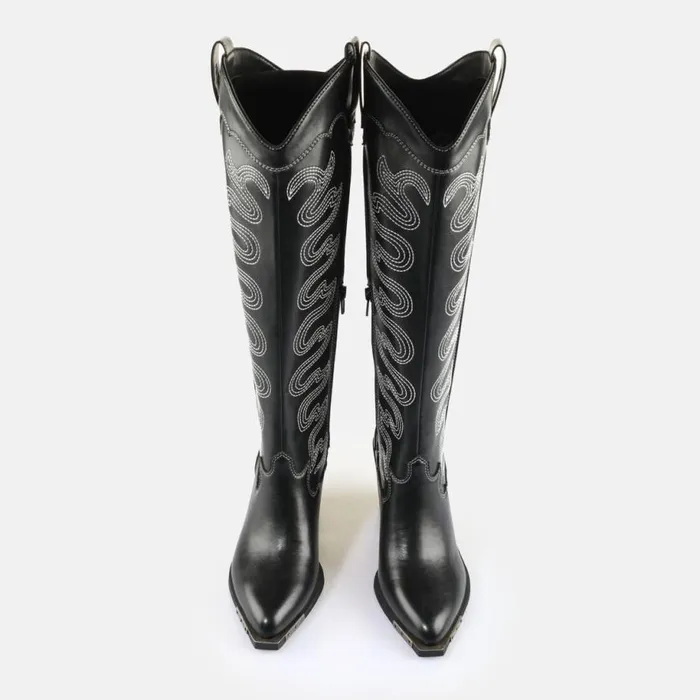 Shop Boots and AnkleBoots BUFFALO West Boot Hi Blackwhite