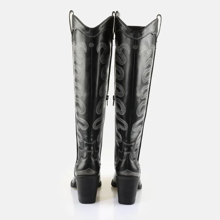 Shop Boots and AnkleBoots BUFFALO West Boot Hi Blackwhite