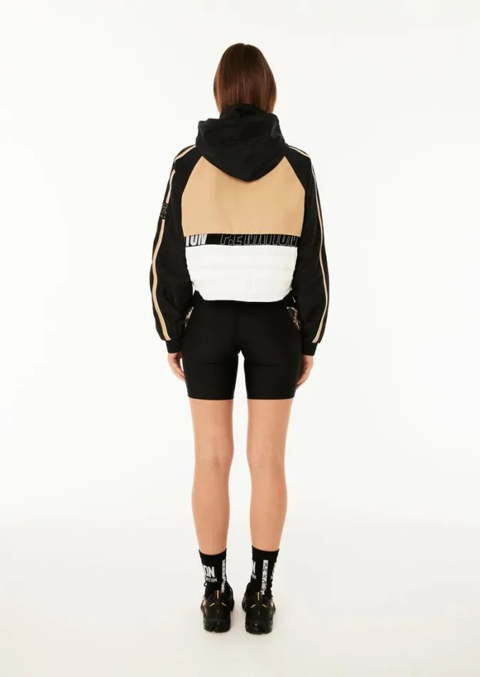 Shop CROPPED MAN DOWN JACKET IN SAND PE Nation Jackets