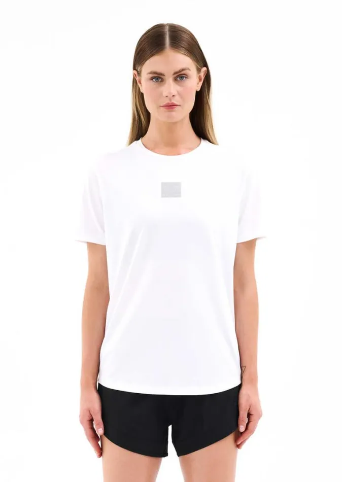 Shop CROSSOVER AIR FORM TEE IN WHITE PE Nation Tees and Tanks