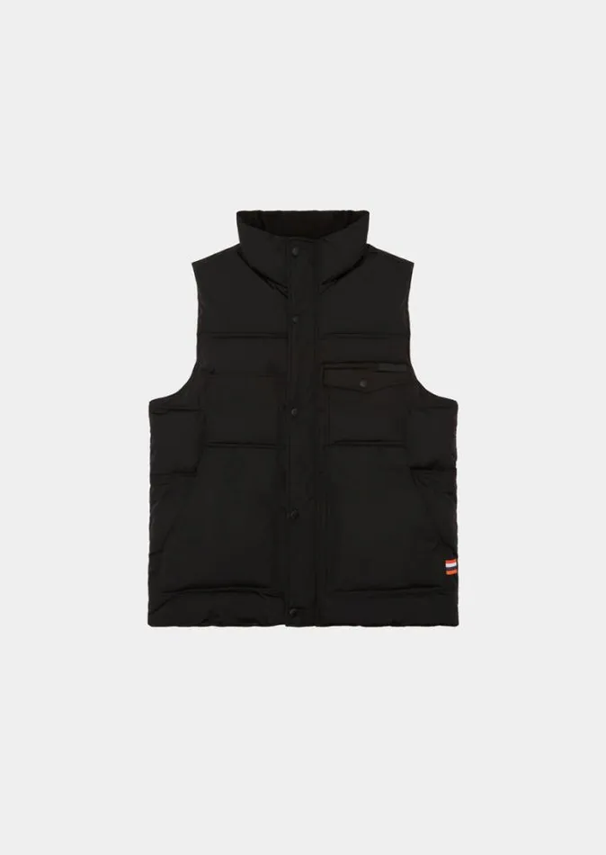 Shop CUTBACK VEST IN BLACK PE Nation Jackets