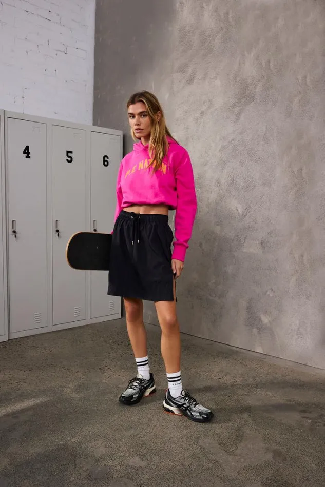 Shop DEBUT SKIRT IN BLACK PE Nation Skirts