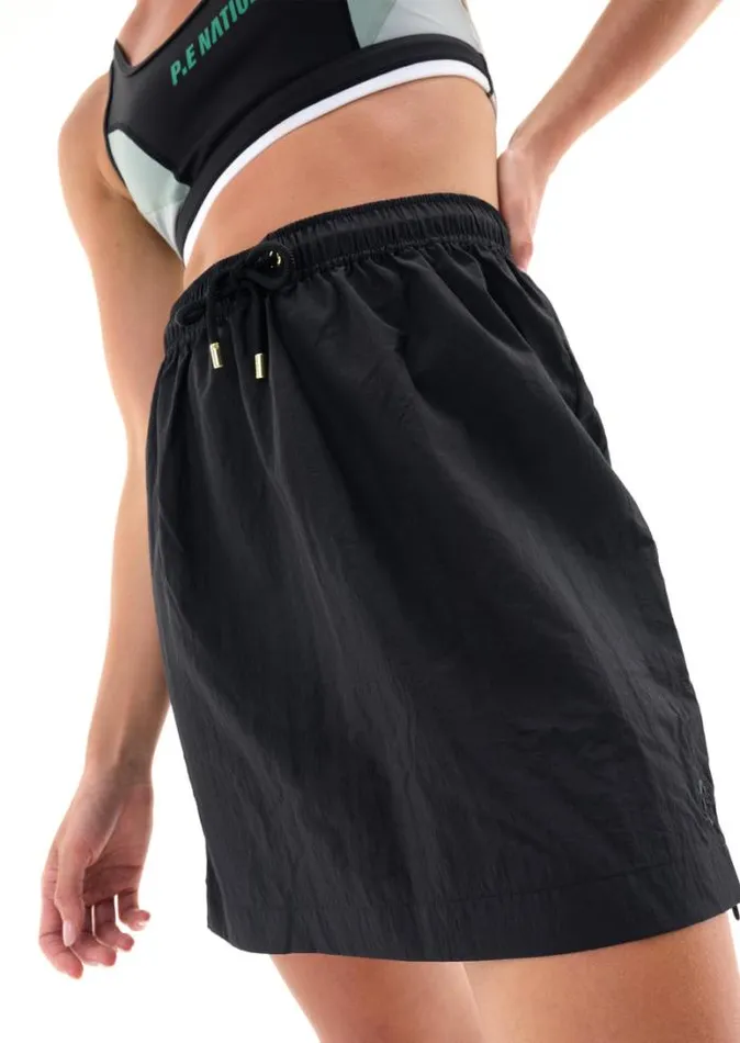 Shop DEBUT SKIRT IN BLACK PE Nation Skirts