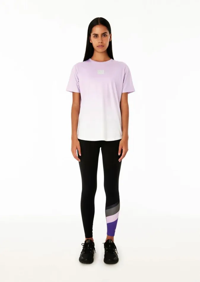 Shop DOUBLE TRACK AIR FORM SS TEE IN GRADIENT PRINT PE Nation Tees and Tanks