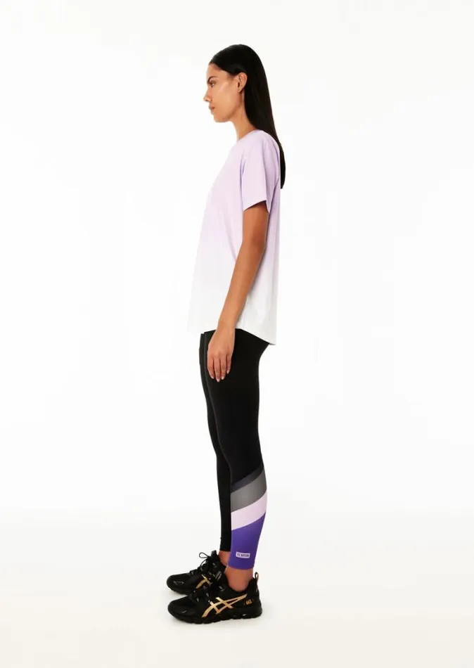 Shop DOUBLE TRACK AIR FORM SS TEE IN GRADIENT PRINT PE Nation Tees and Tanks
