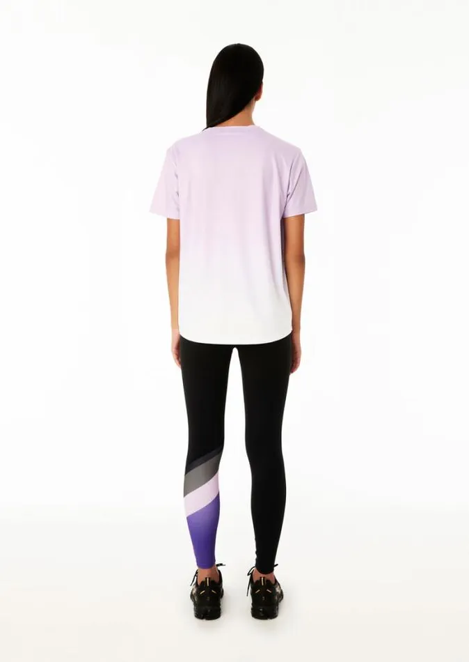 Shop DOUBLE TRACK AIR FORM SS TEE IN GRADIENT PRINT PE Nation Tees and Tanks