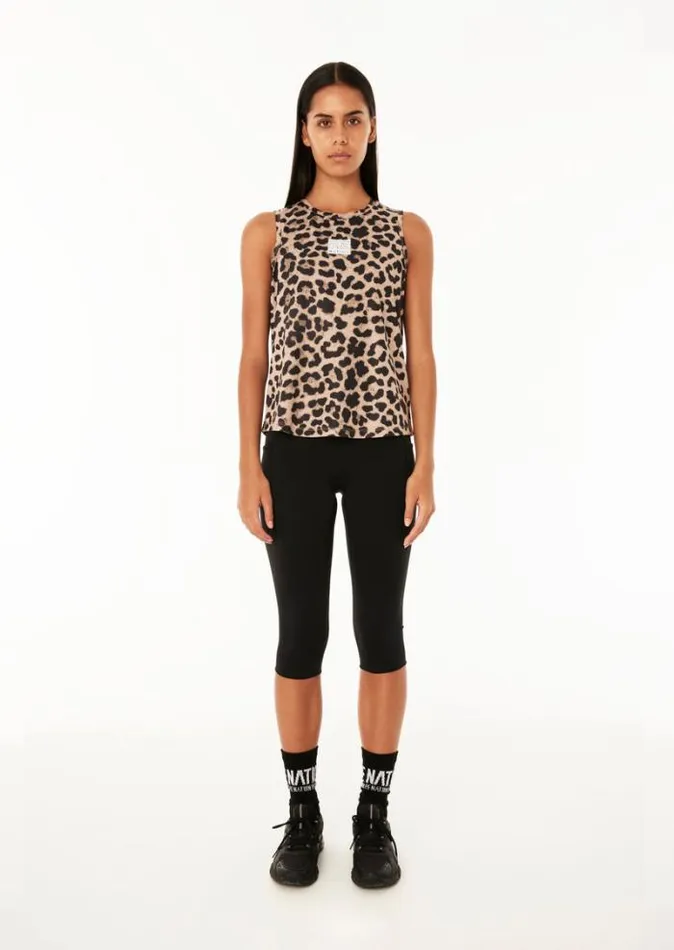 Shop DOWNFORCE AIR FORM TANK IN ANIMAL PRINT PE Nation Tees and Tanks