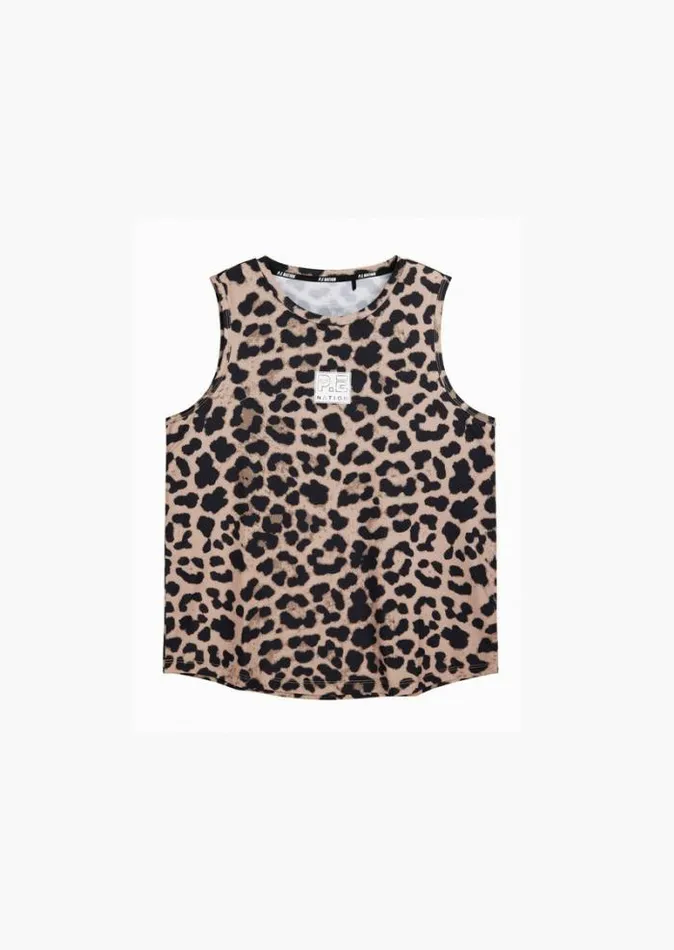 Shop DOWNFORCE AIR FORM TANK IN ANIMAL PRINT PE Nation Tees and Tanks
