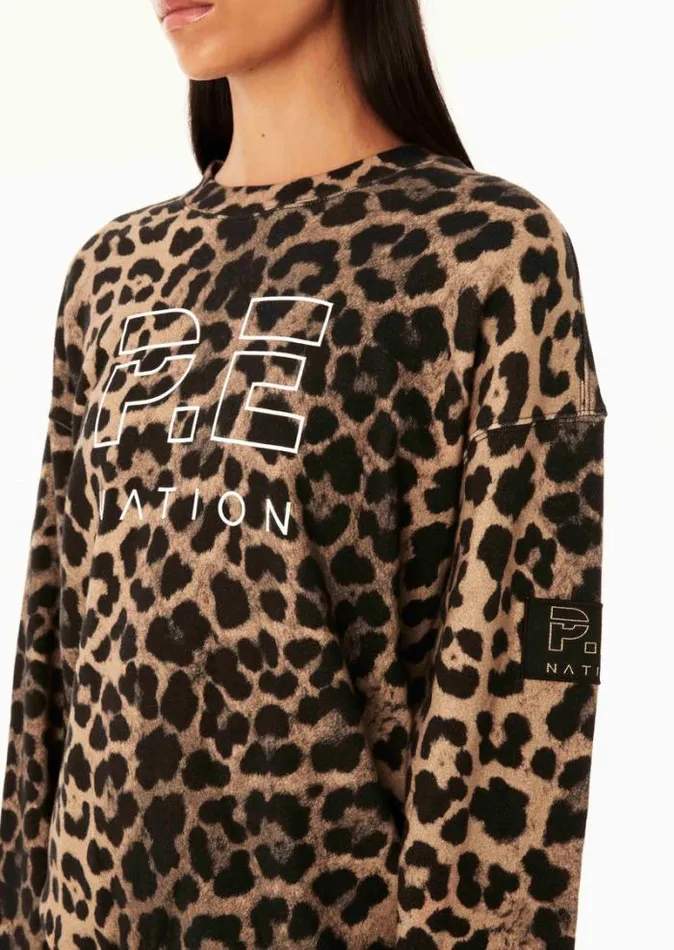 Shop ELEMENT SWEAT IN ANIMAL PRINT PE Nation Sweats