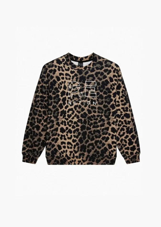 Shop ELEMENT SWEAT IN ANIMAL PRINT PE Nation Sweats