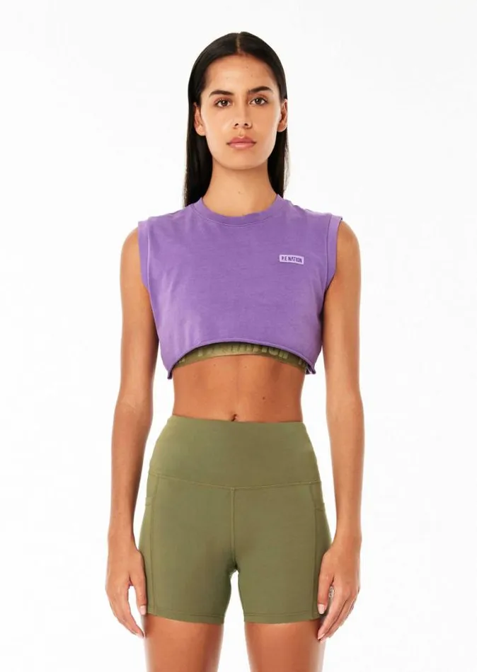 Shop FINAL STAGE TANK IN ROYAL LILAC PE Nation Tees and Tanks
