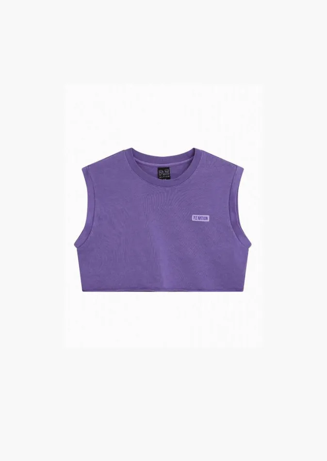 Shop FINAL STAGE TANK IN ROYAL LILAC PE Nation Tees and Tanks