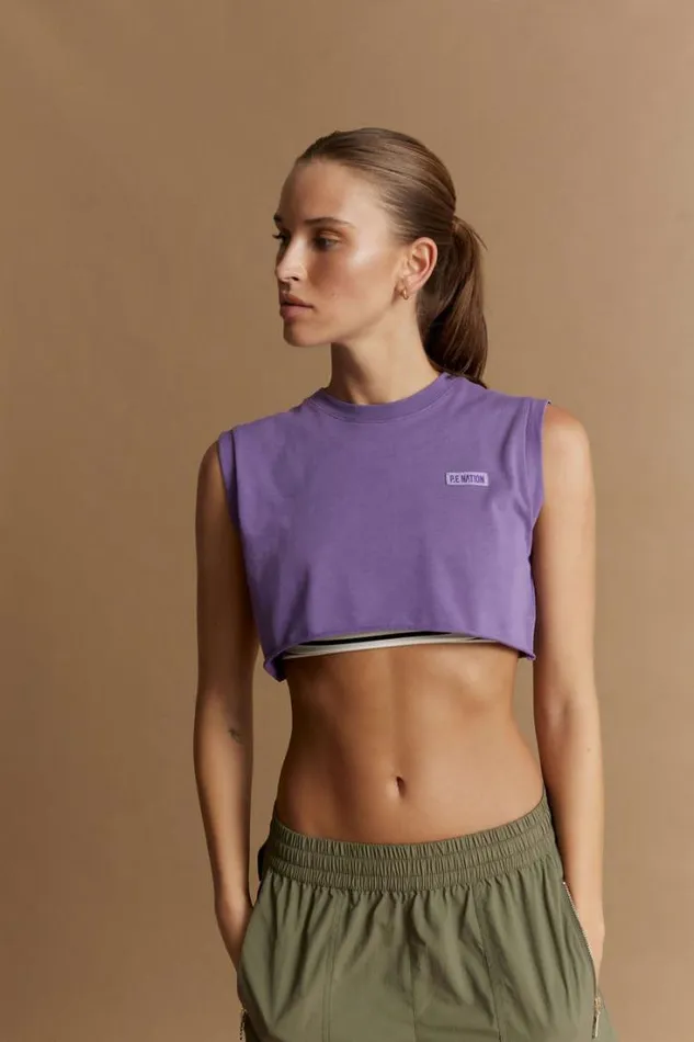 Shop FINAL STAGE TANK IN ROYAL LILAC PE Nation Tees and Tanks