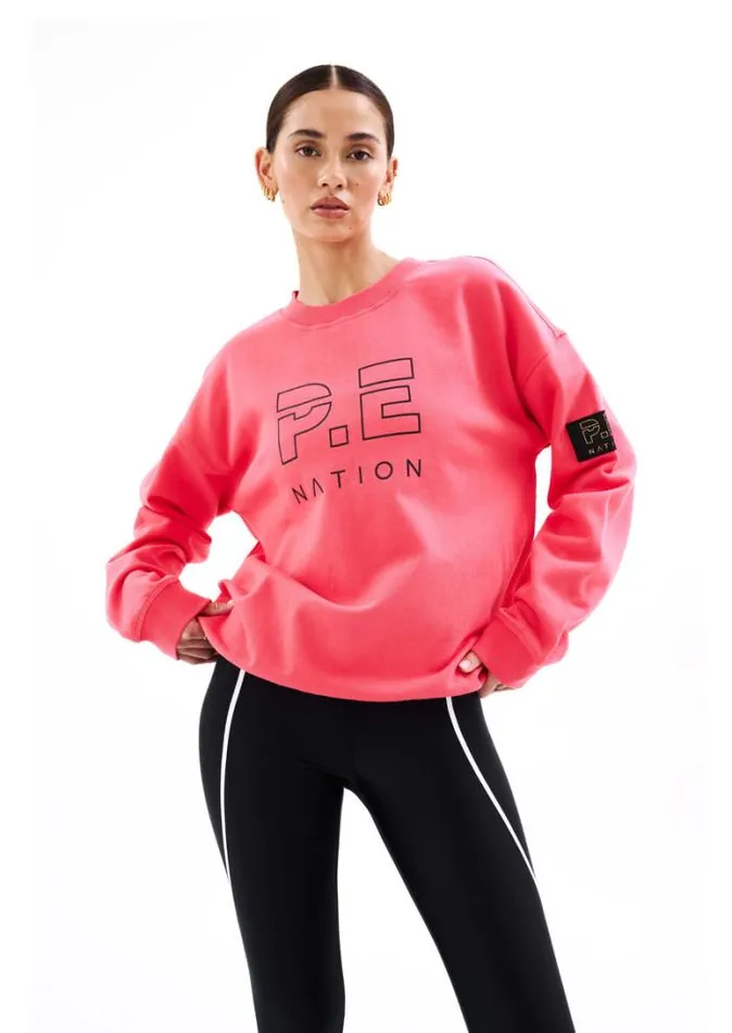 Shop HEADS UP SWEAT IN DIVA PINK PE Nation Sweats