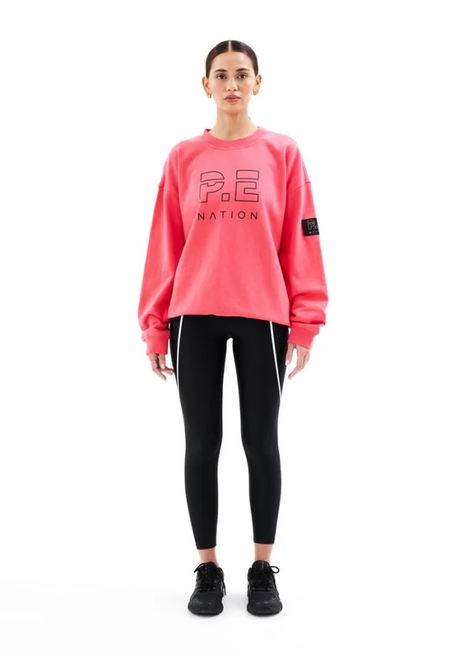 Shop HEADS UP SWEAT IN DIVA PINK PE Nation Sweats