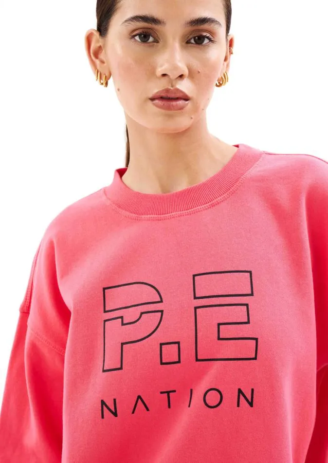 Shop HEADS UP SWEAT IN DIVA PINK PE Nation Sweats