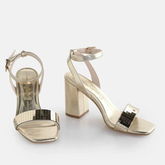 Shop Heels BUFFALO Charlotte Glam Gold