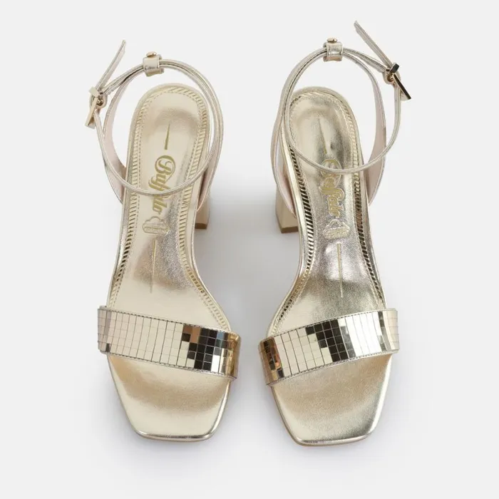 Shop Heels BUFFALO Charlotte Glam Gold