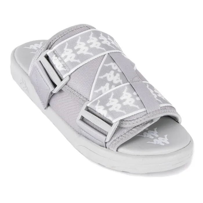 Shop Kappa Footwear 222 Banda Mitel 1 Sandals Grey White