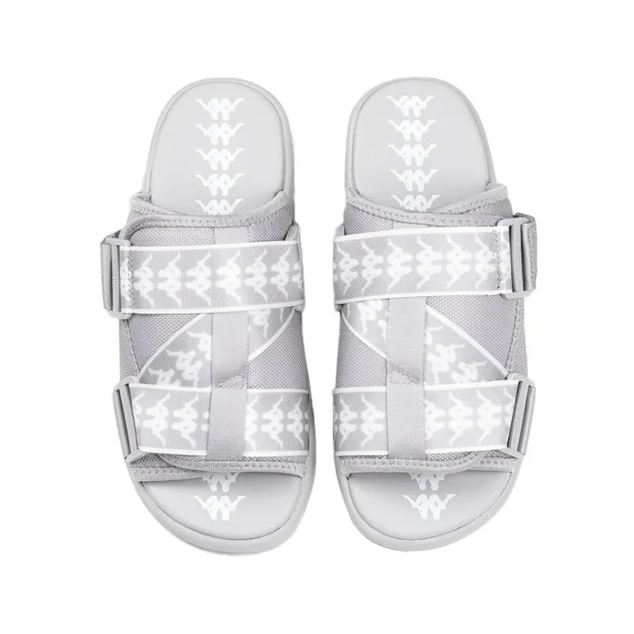 Shop Kappa Footwear 222 Banda Mitel 1 Sandals Grey White