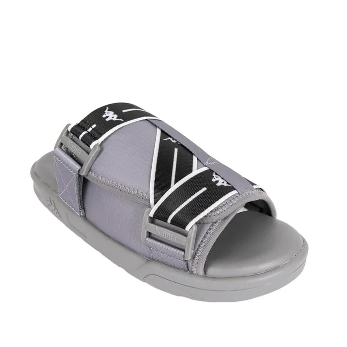 Shop Kappa Footwear Authentic Jpn Mitel 2 Sandals Grey Black