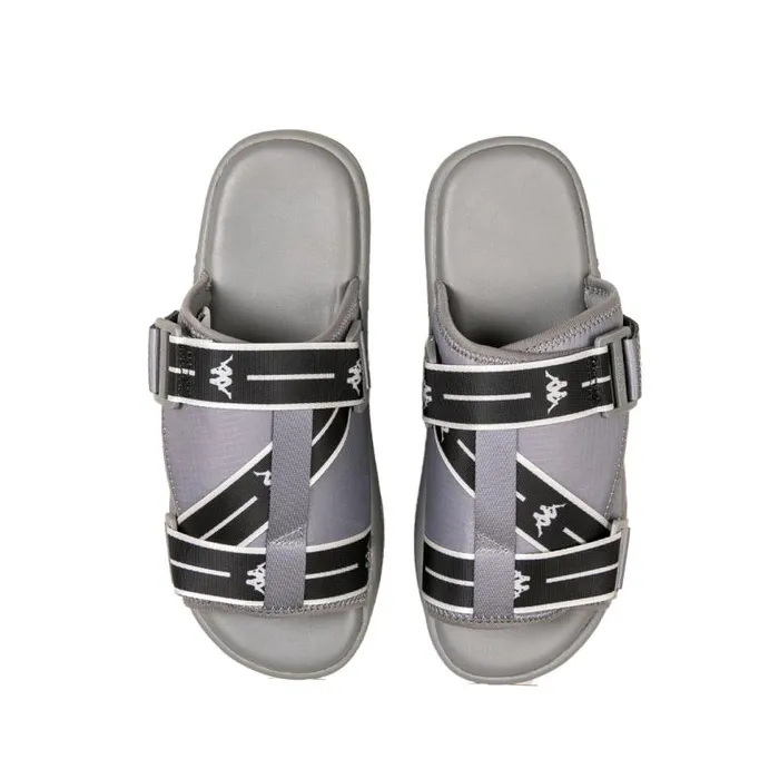 Shop Kappa Footwear Authentic Jpn Mitel 2 Sandals Grey Black