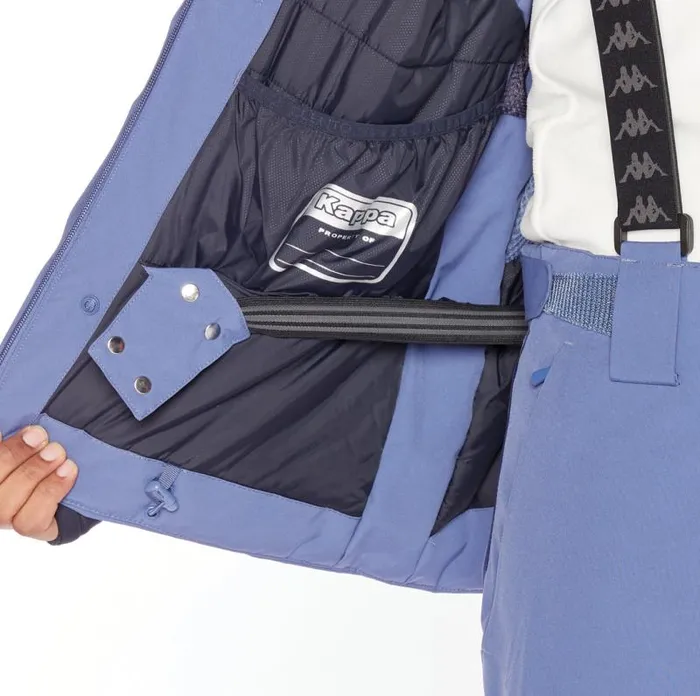 Shop Kappa Tops 6Cento 611P US Ski Jacket Blue Fiord
